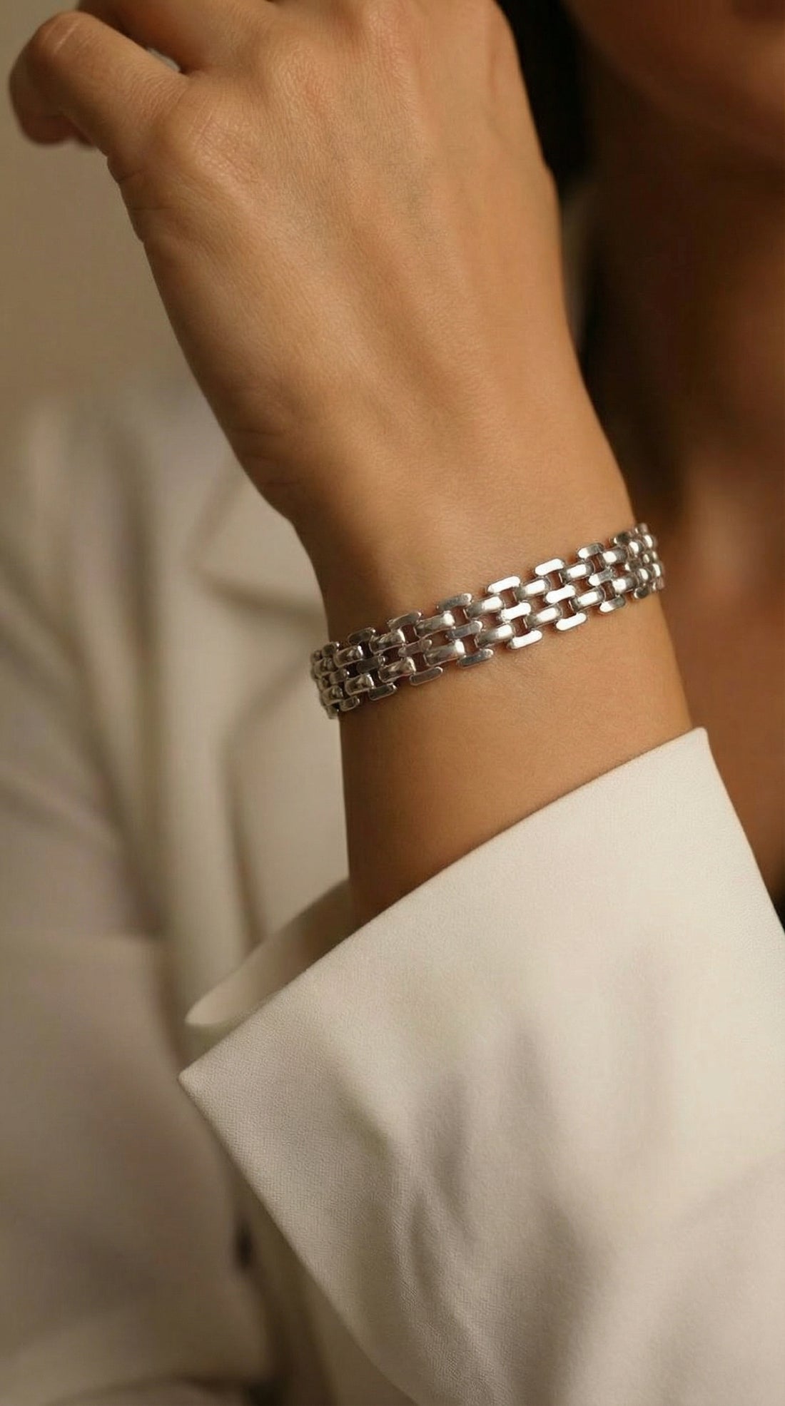 Pulsera Atria Plateada Ref: I712