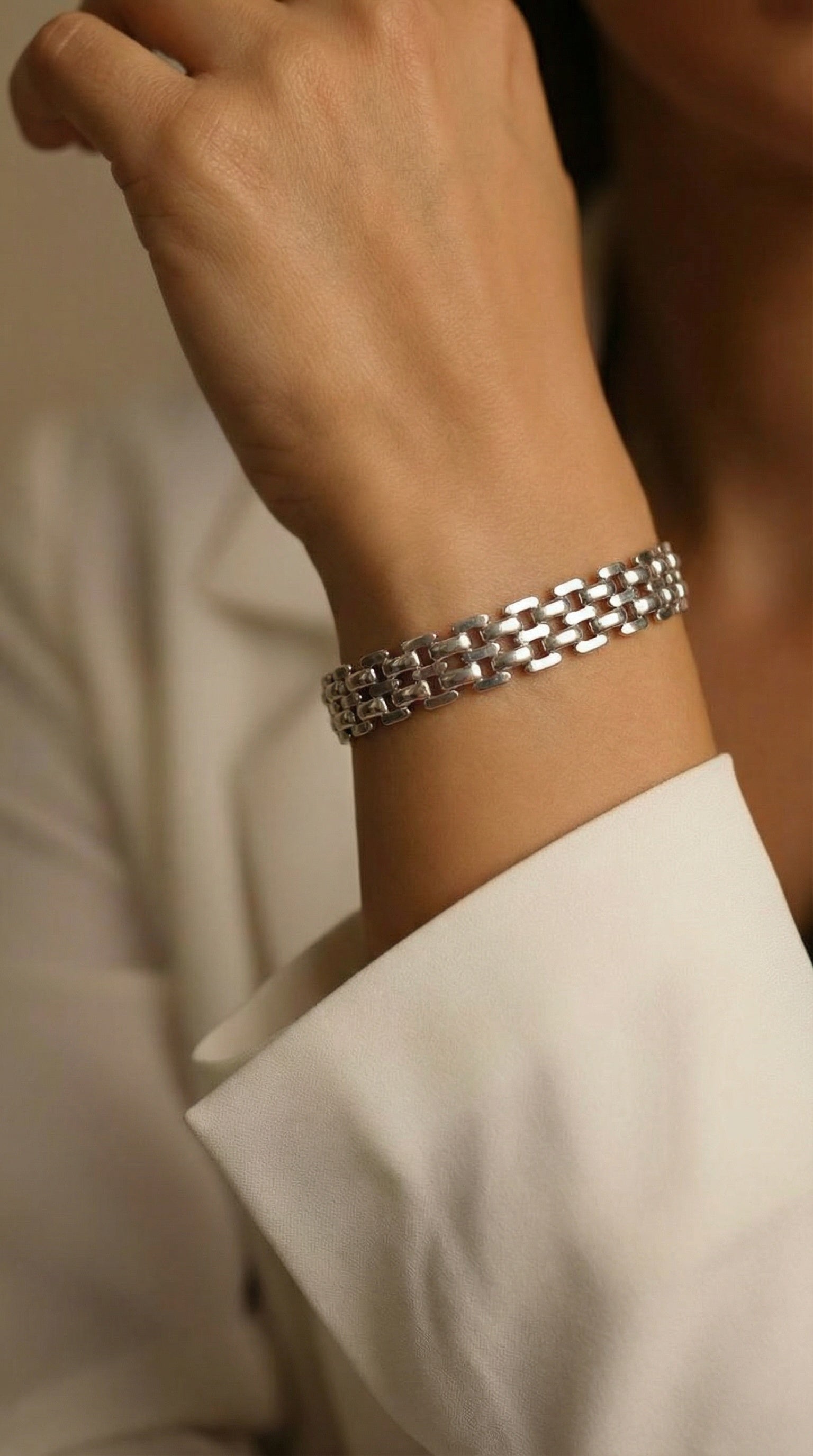 Pulsera Atria Plateada Ref: I712