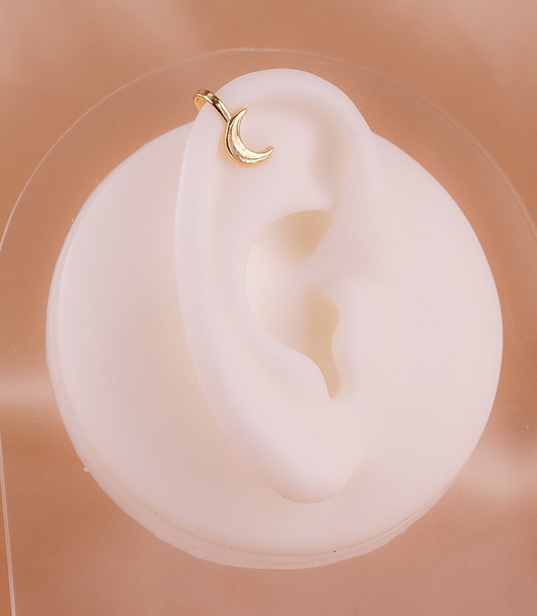 Clip Oreja/Nariz Luna Dorada Ref:E072