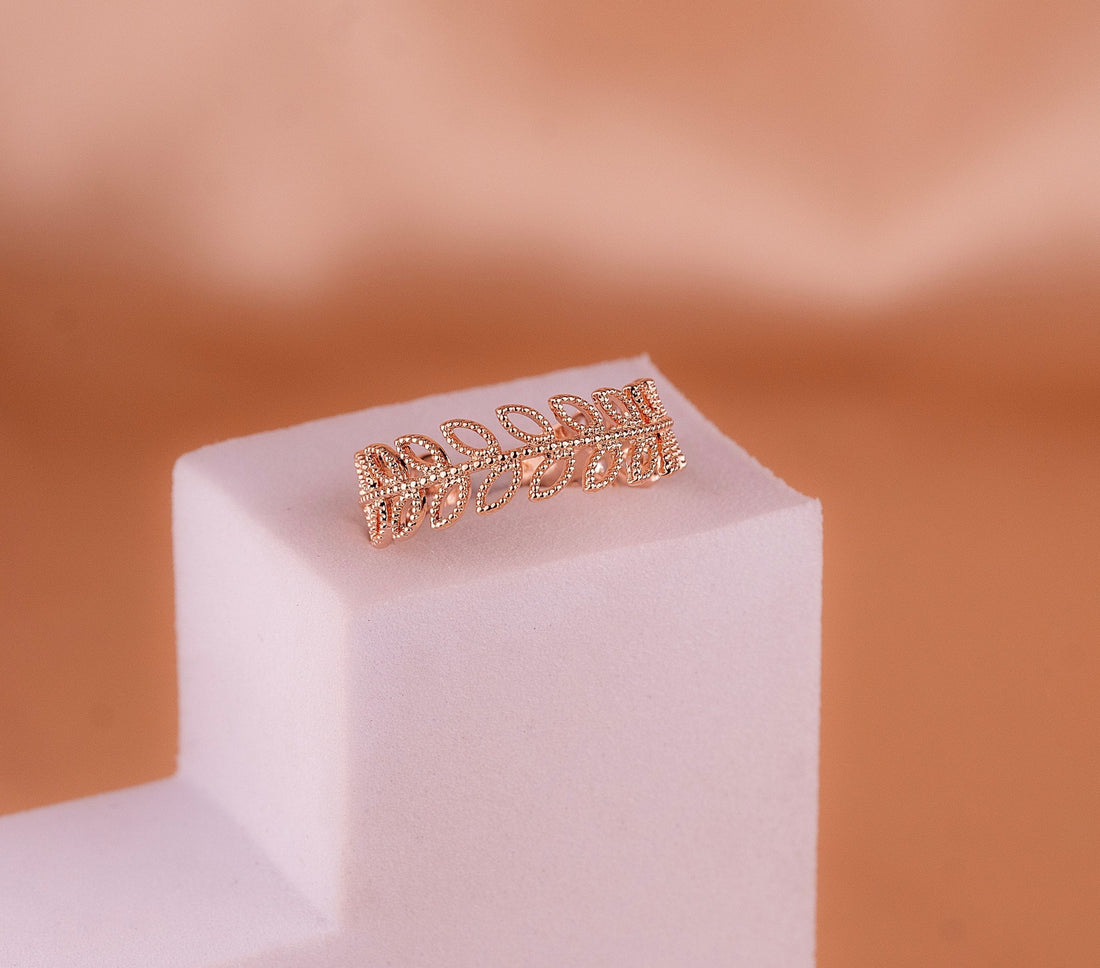 Anillo Helena Oro Rosa Ref:A325