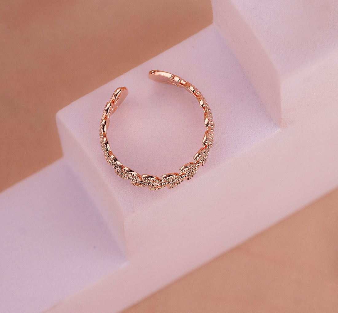 Anillo Helena Oro Rosa Ref:A325