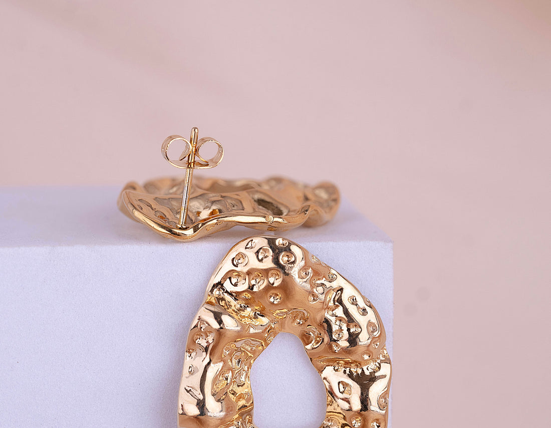 Aretes Enith Dorados Ref: B167