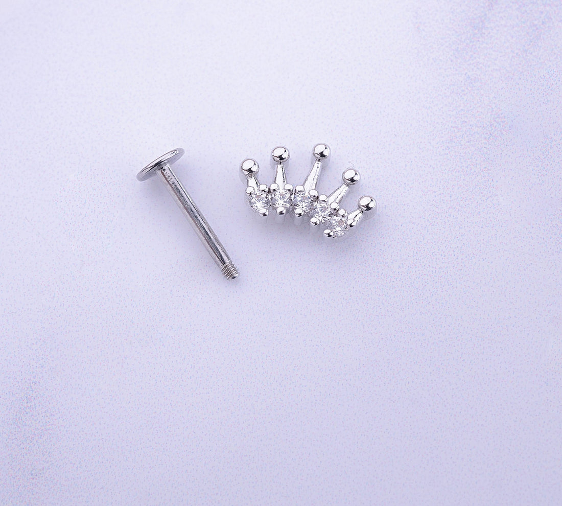 Piercing Corona Circones Plateado Ref: H589