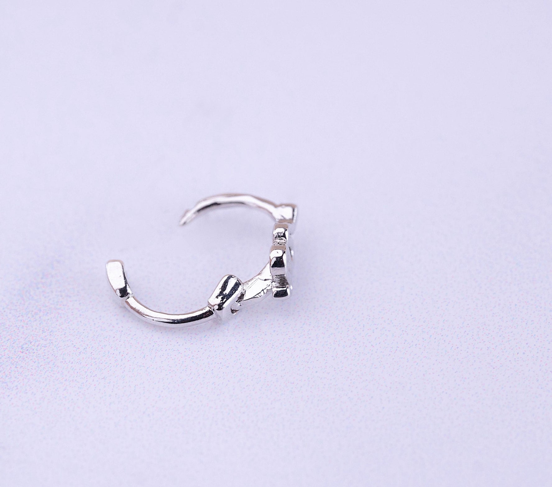 Piercing Argolla Serpiente Plateado Ref: H030