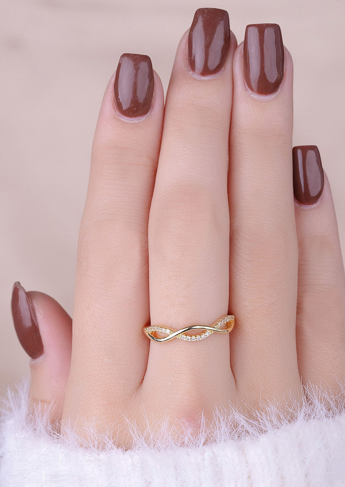 Anillo Regina Dorado Ref: A1223