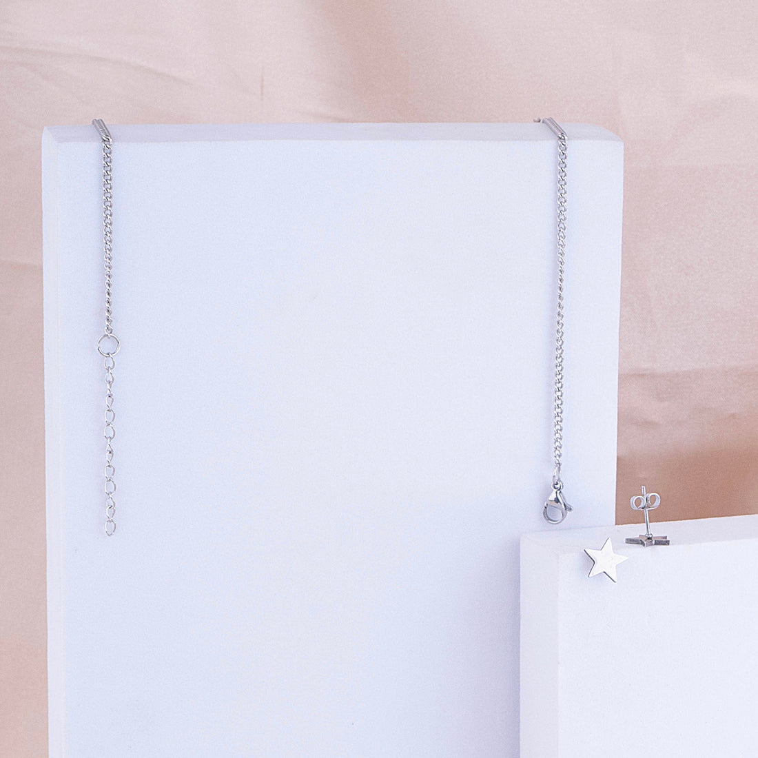 Juego Corazón Estrella Plateado Ref: G112