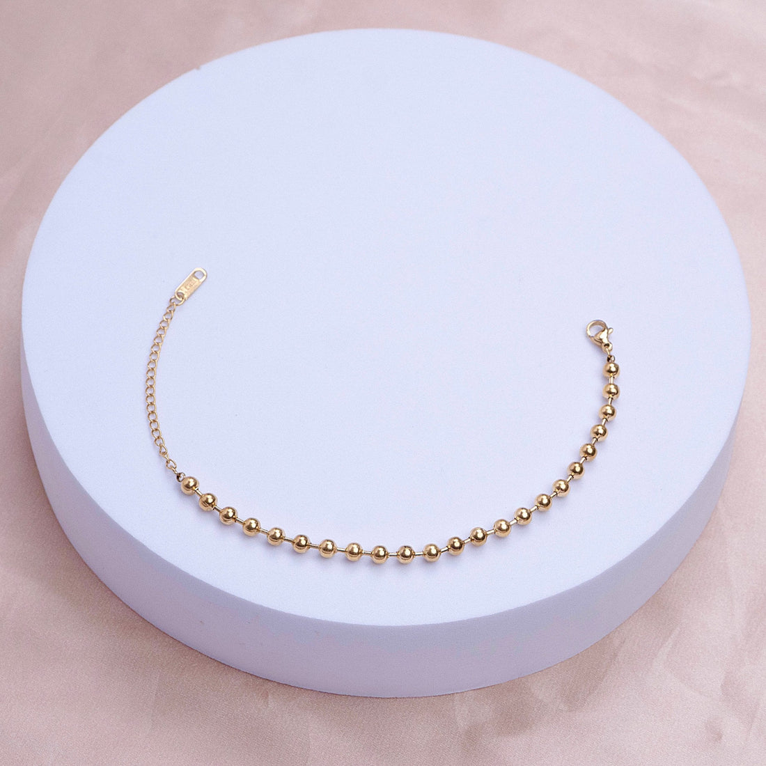 Pulsera Balines Dorada Ref: I170
