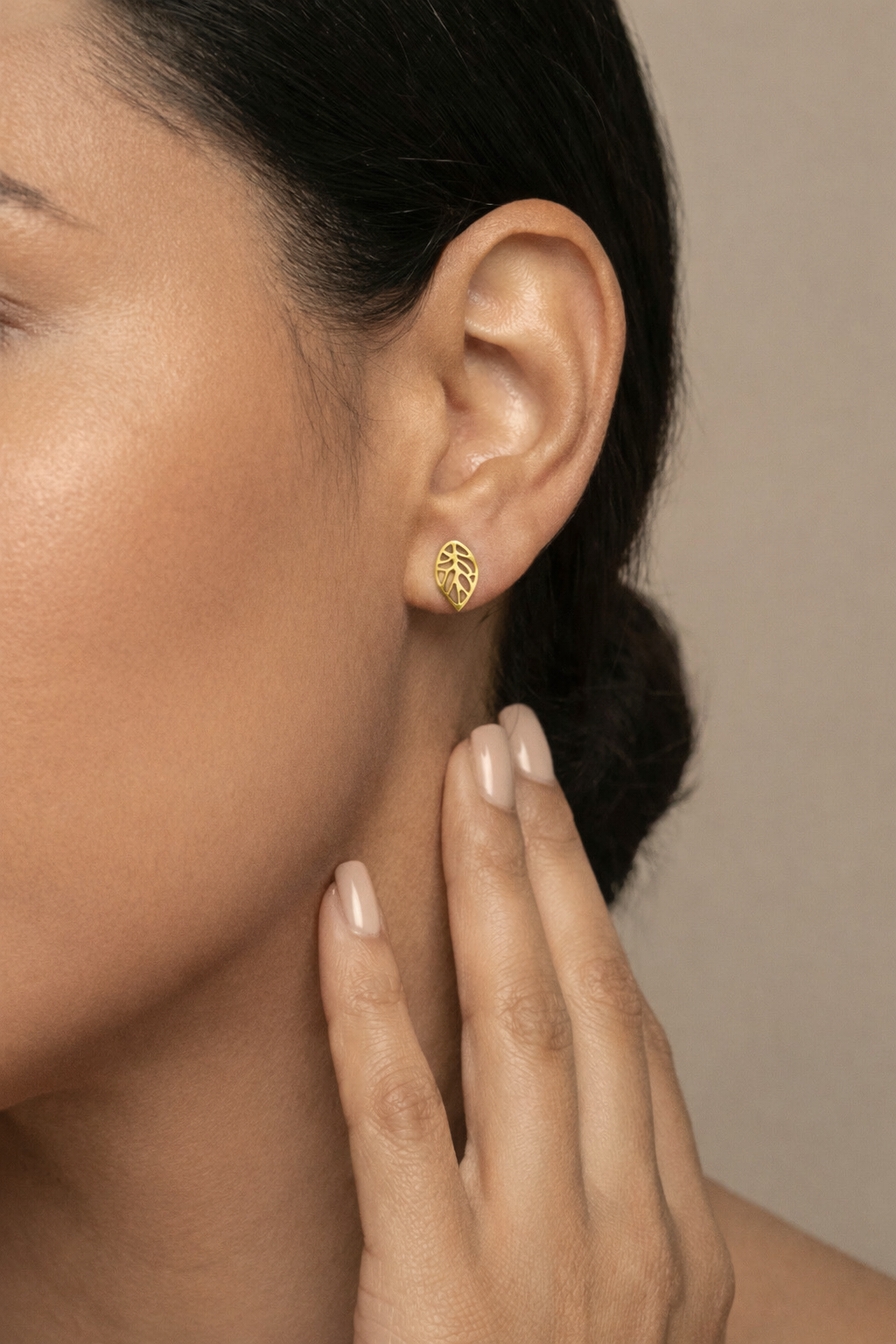 Topitos Hojas Dorados Ref: L2053