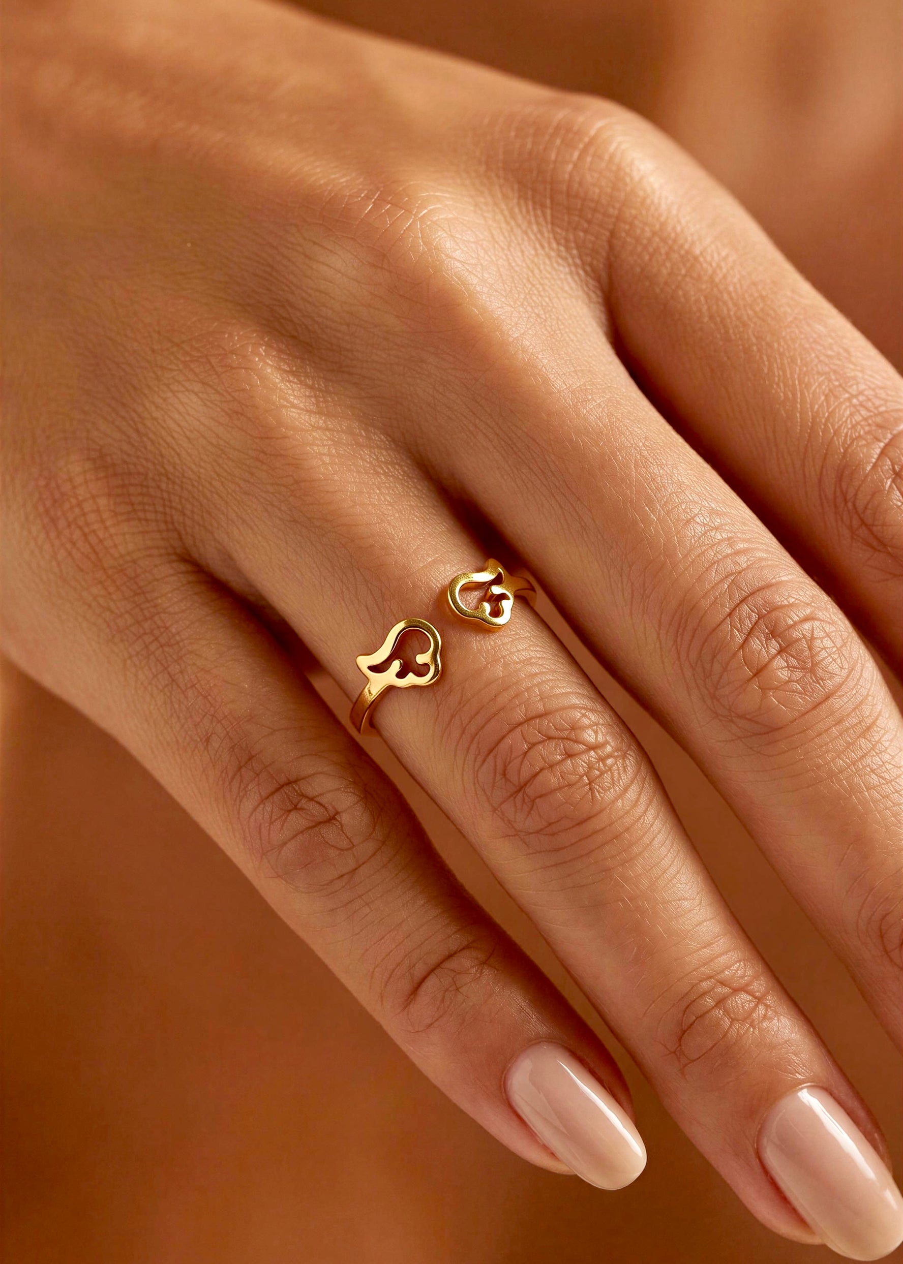 Anillo Alas Dorado