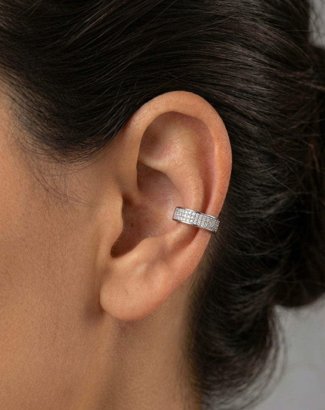 Ear Cuff Prisma Plateado Ref: E310