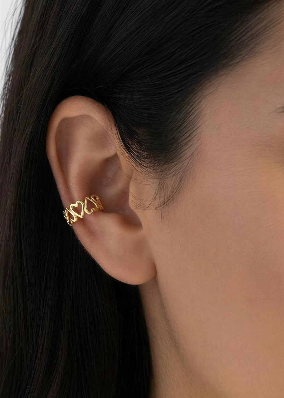 Ear Cuff Corazones