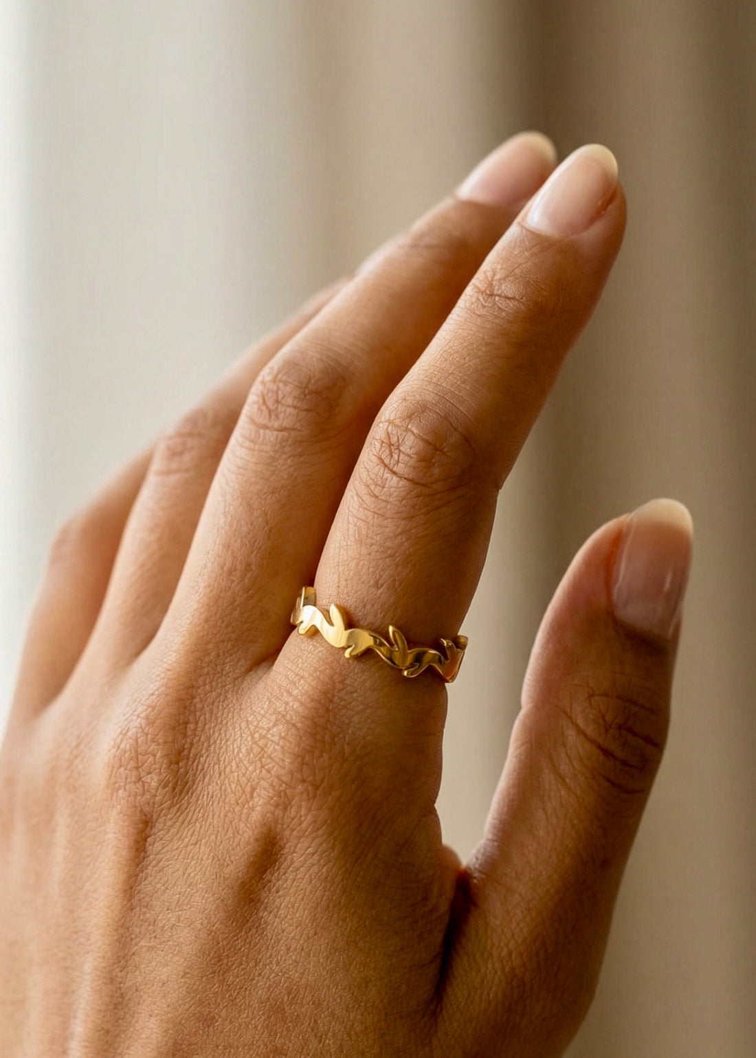 Anillo Romano Dorado