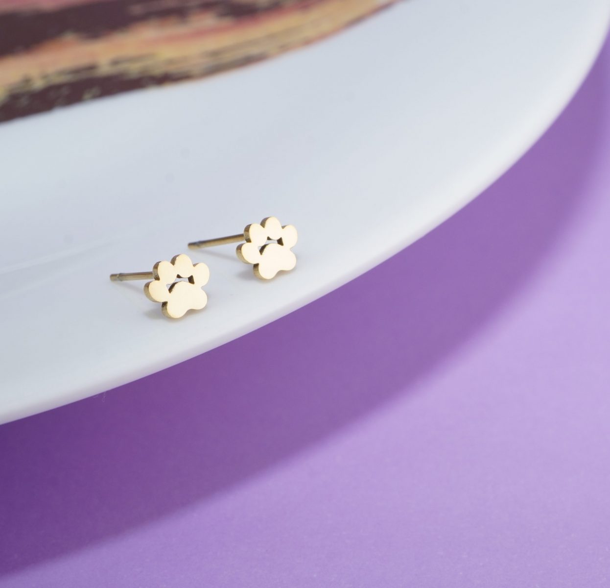 Topitos Huellitas Dorados Ref: L318