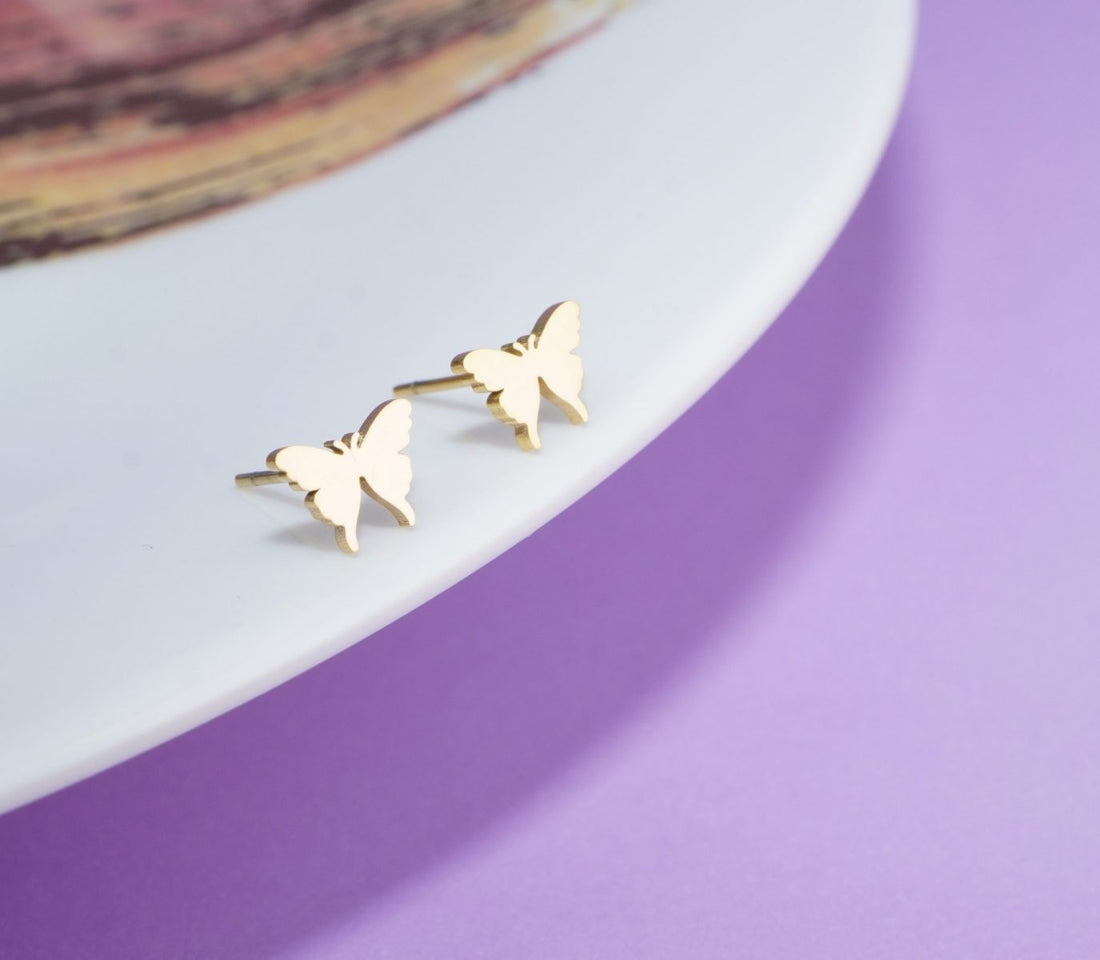 Topitos Mariposas Dorados Ref: L458