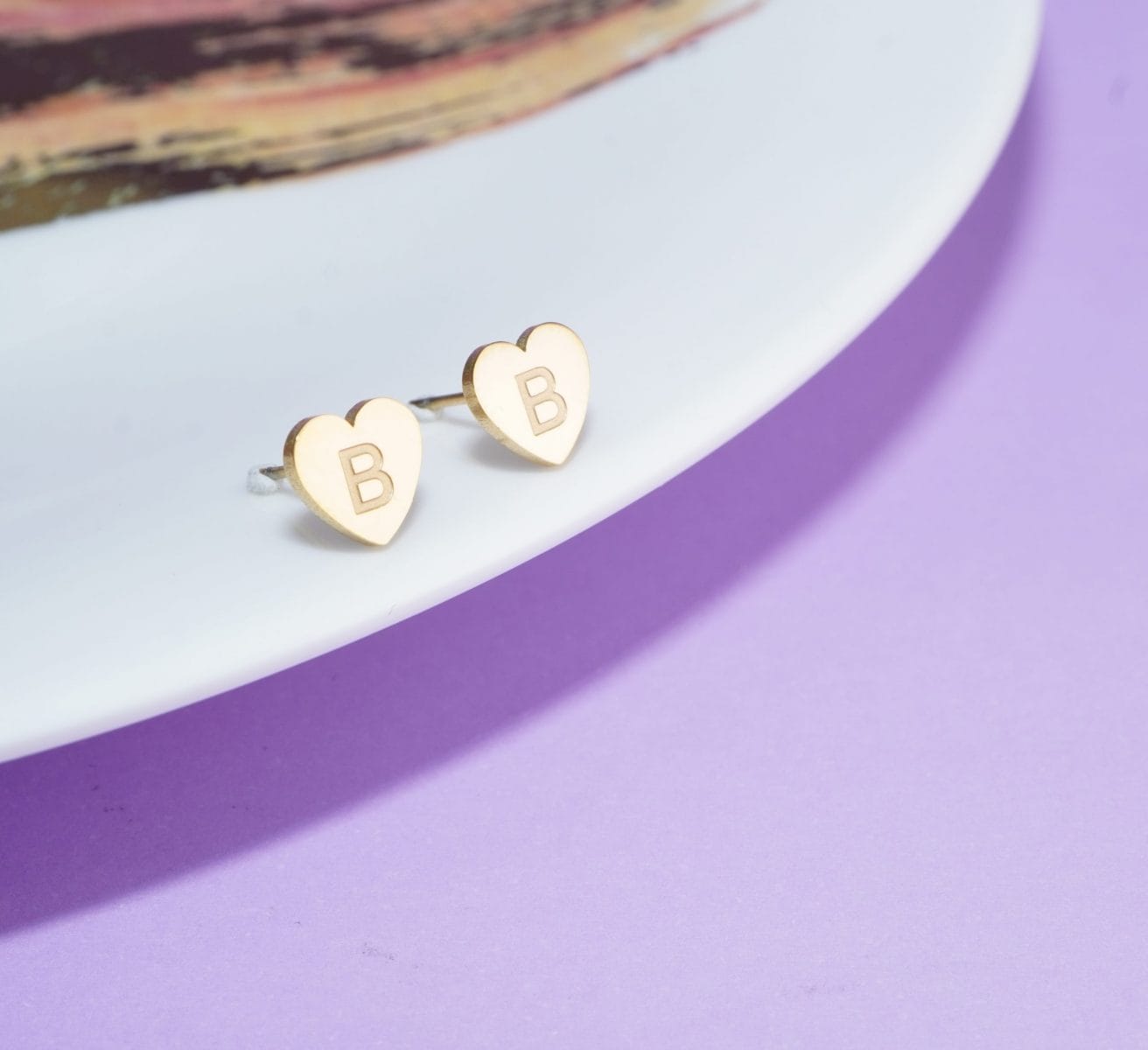 Topitos Letra B Corazón Ref: L3052