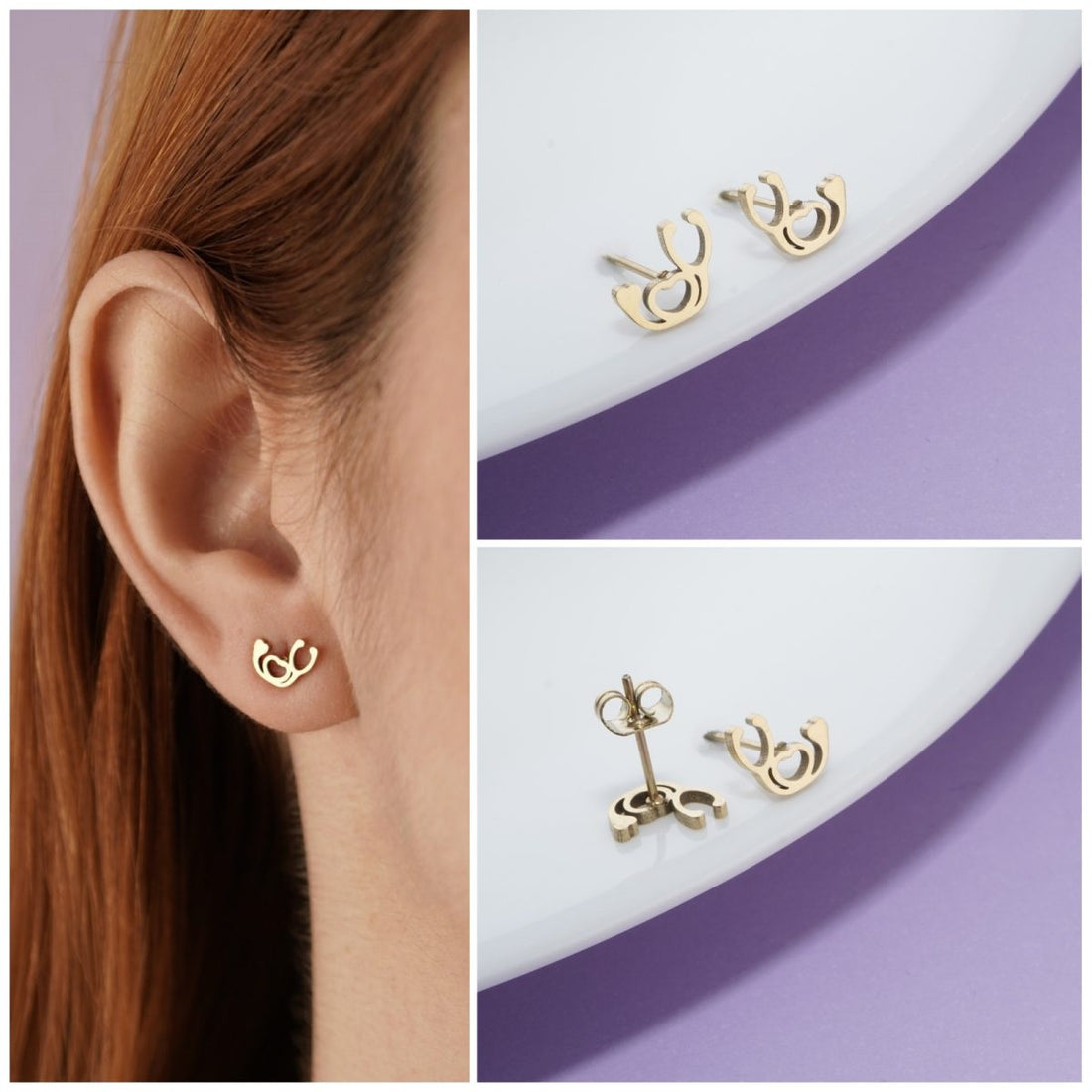 Topitos Fonendoscopio Dorados Ref: L876