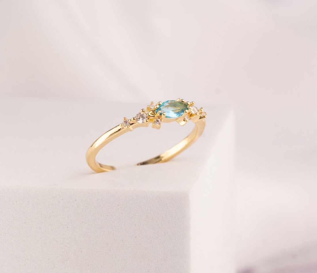 Anillo Celeste Ref: A522