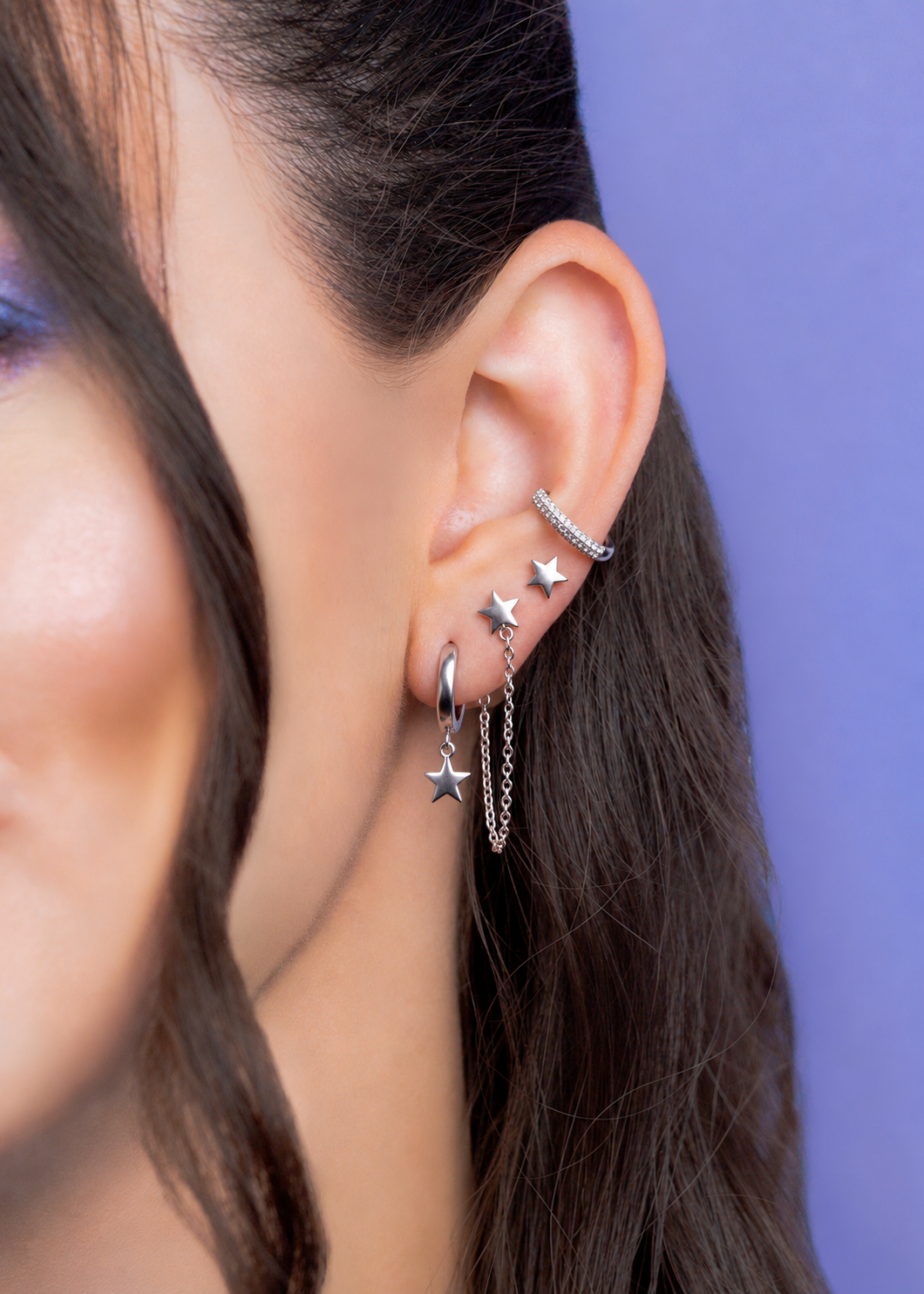 Set Aretes Magia Estelar