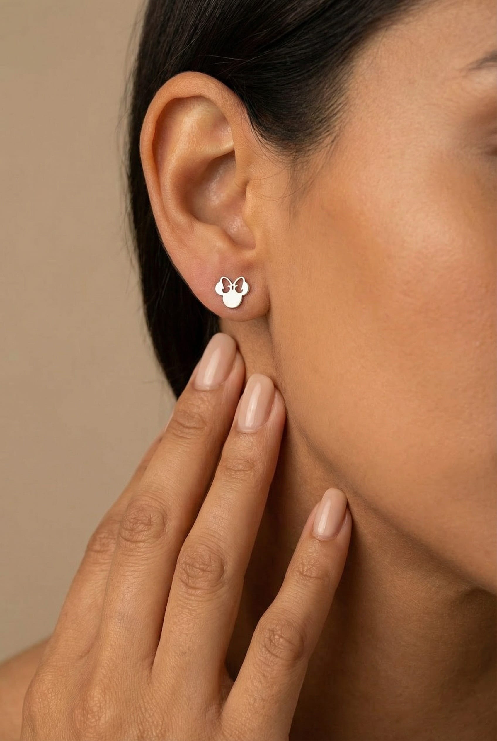 Topitos Minnie Plateados Ref: L1973