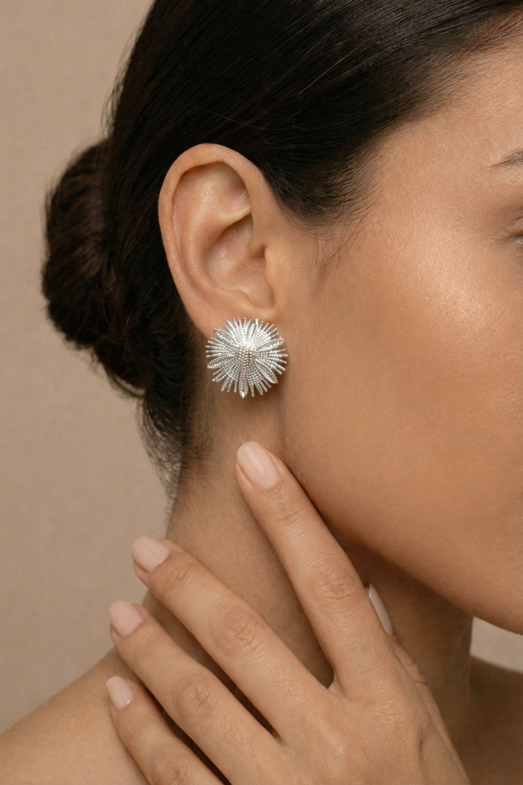 Aretes Aurea Plateados Ref: B3362