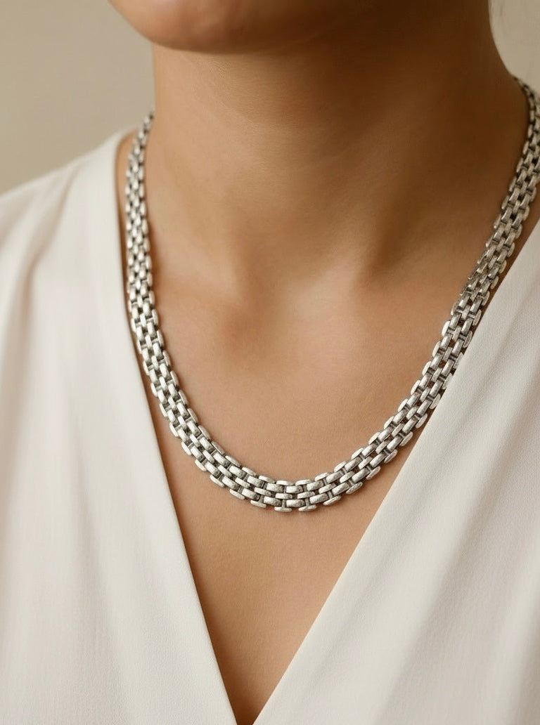 Collar Atria Plateado Ref: D445