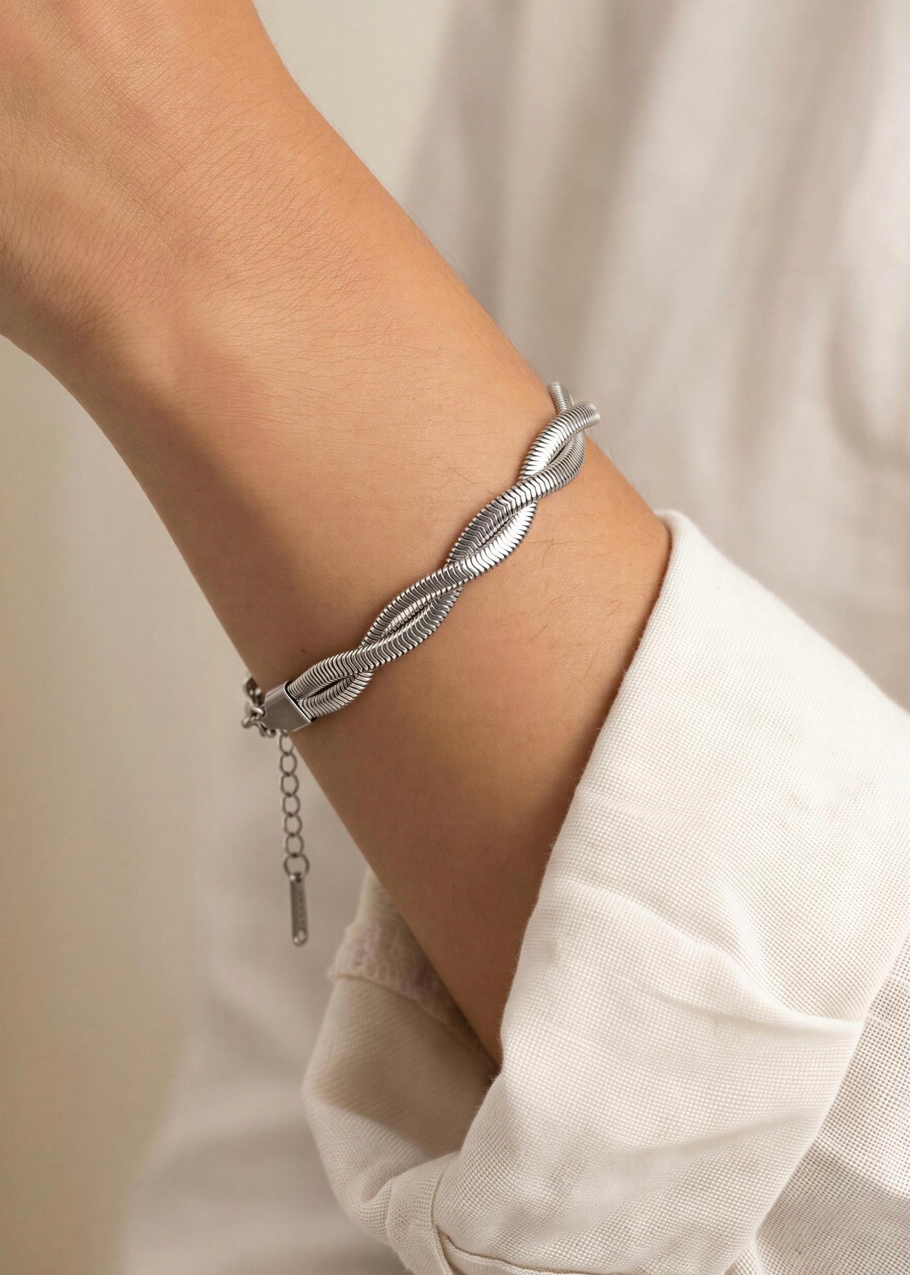 Pulsera Elyra Plateada