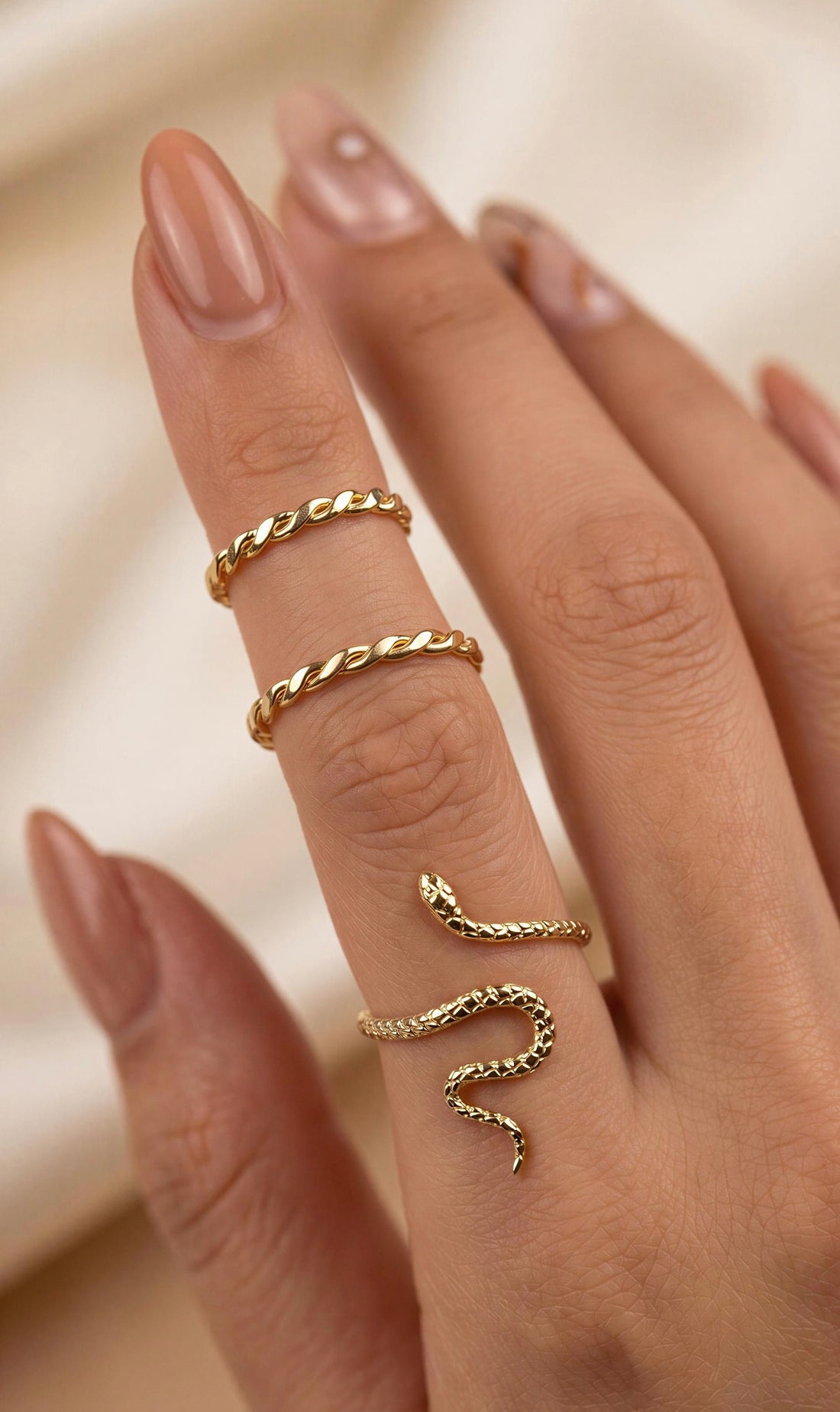 Set X 3 Anillos Naga