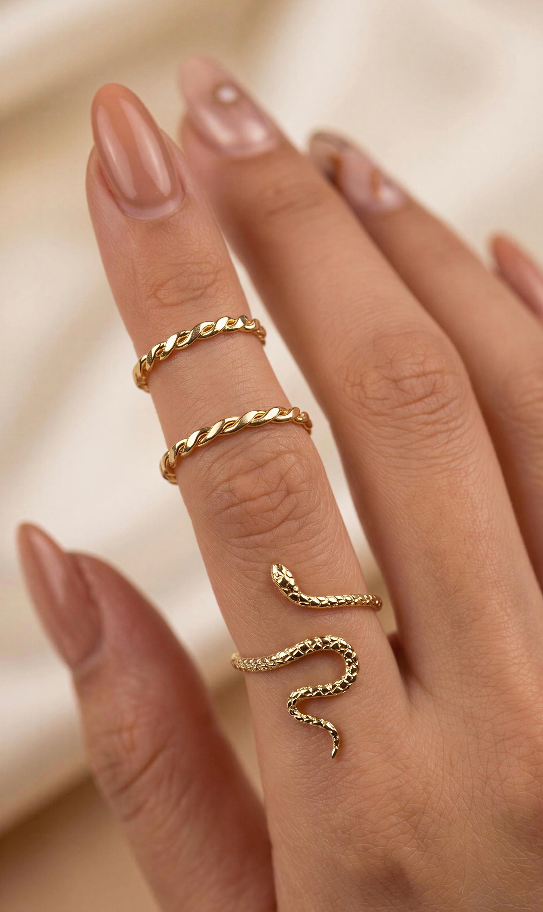 Set X 3 Anillos Naga