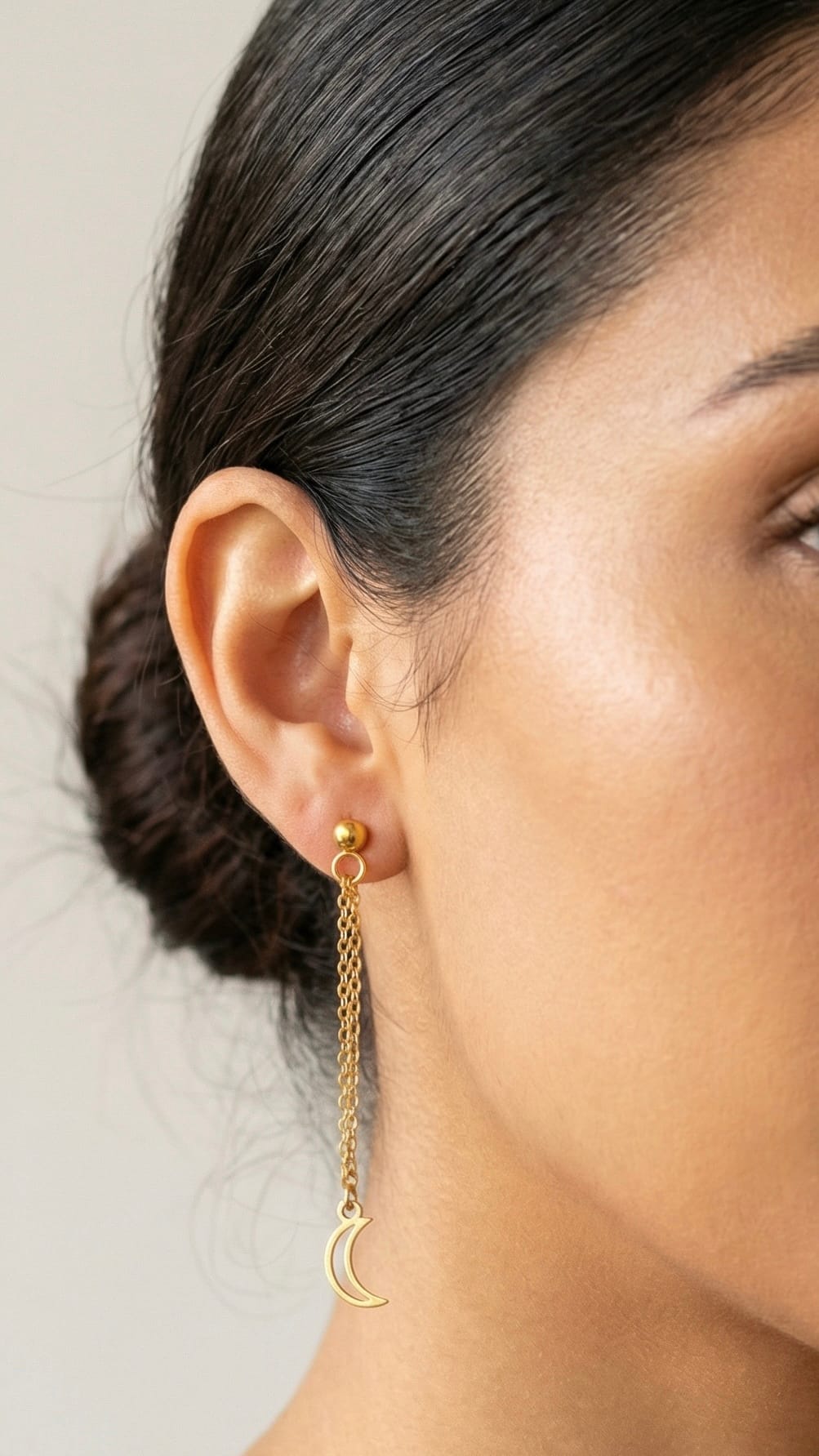 Aretes Media Luna Ref: B3222