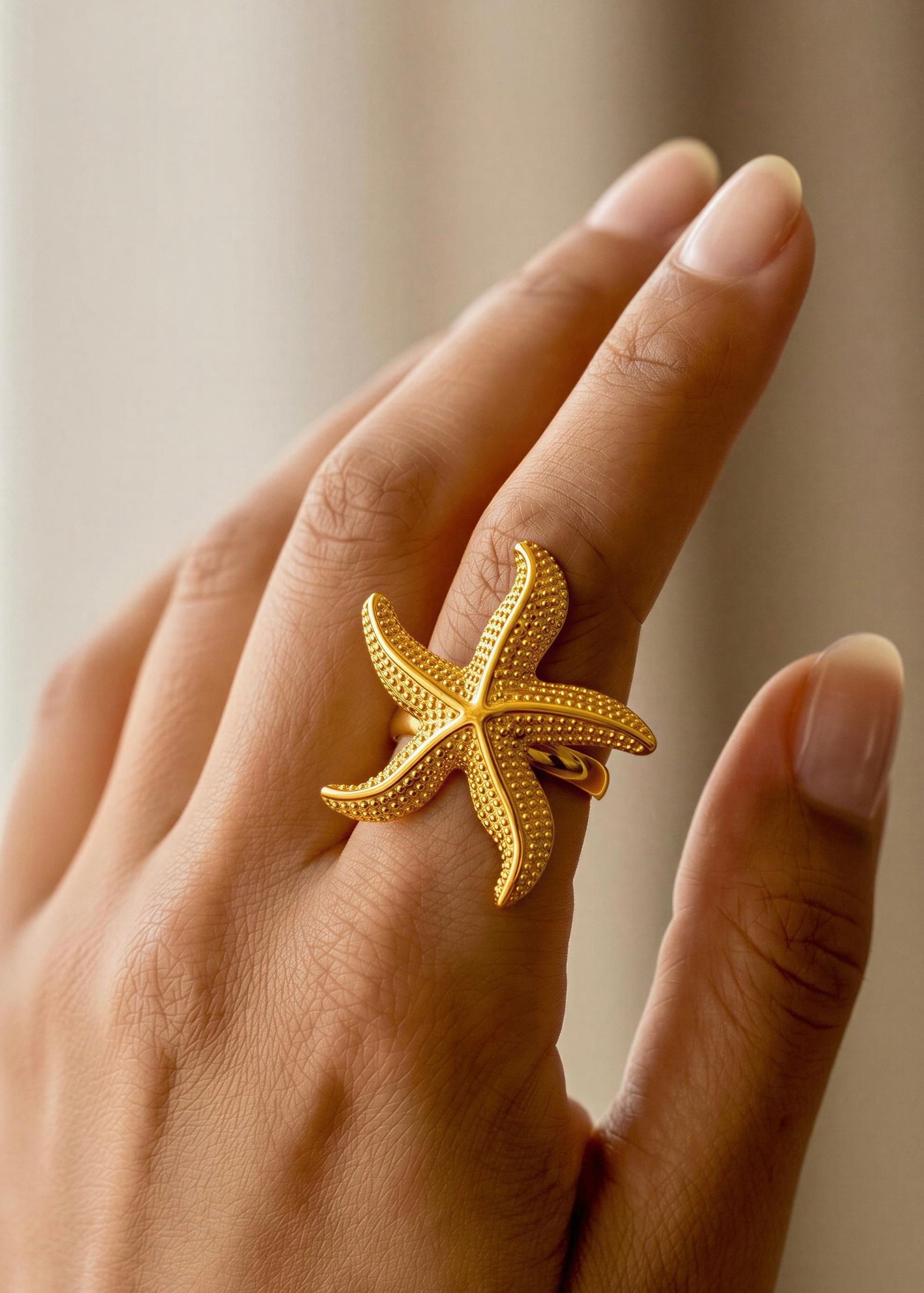 Anillo Estrella De Mar