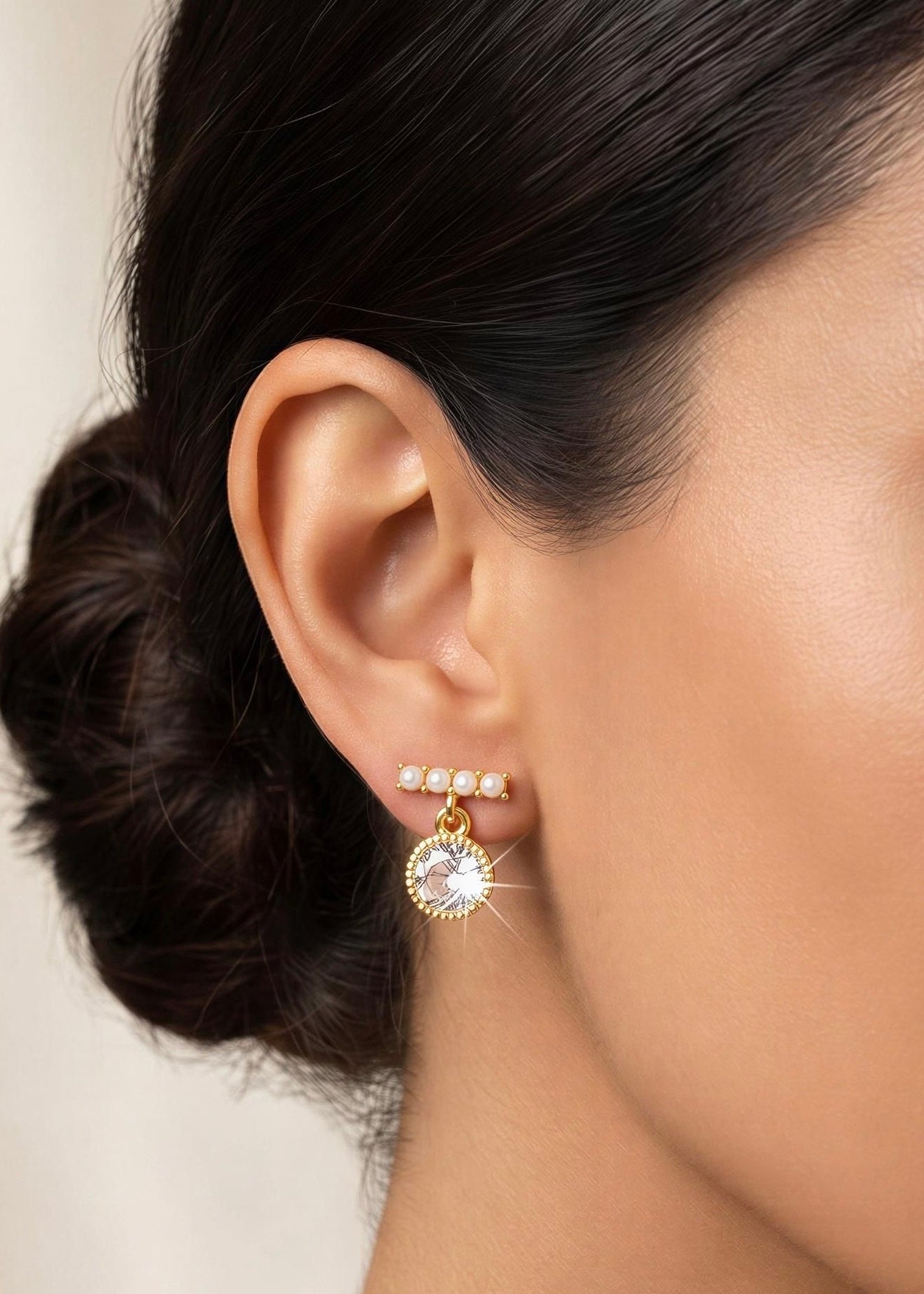 Aretes Liria Dorados