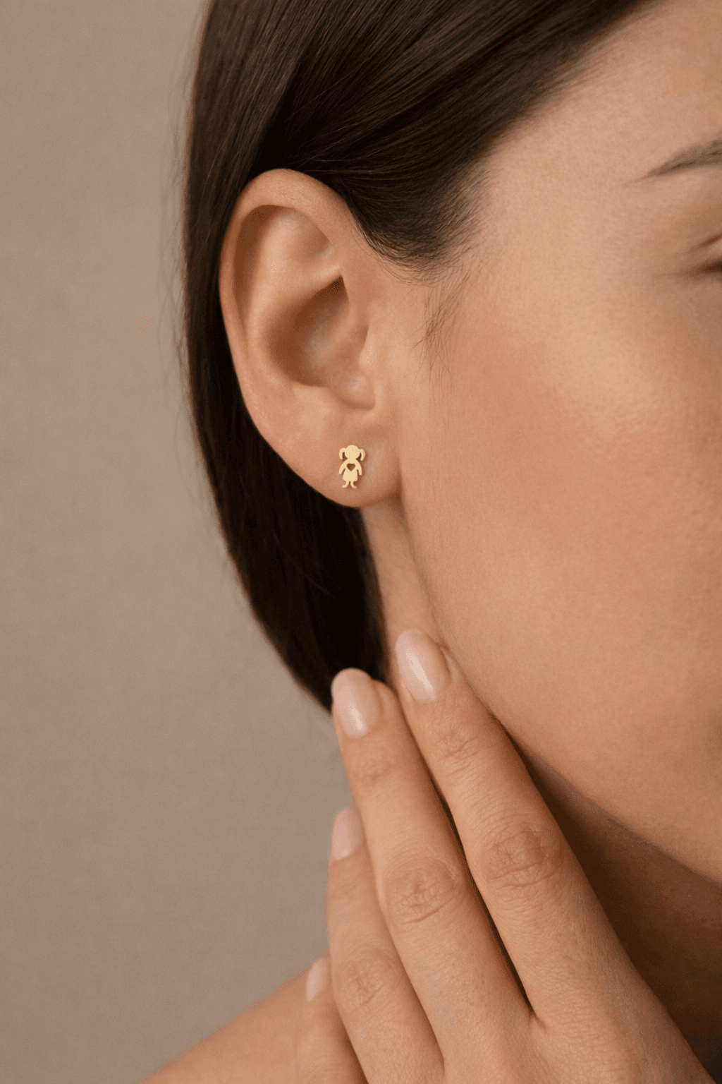 Topitos Niña Dorados Ref: L1953