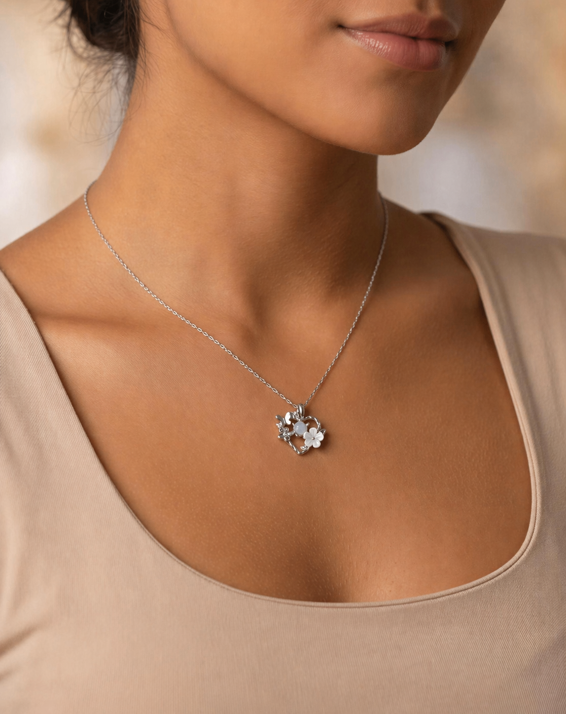 Cadena Corazón Mística