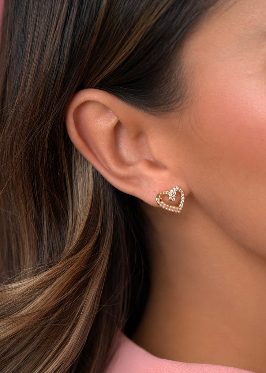 Topos  Corazones Perlas