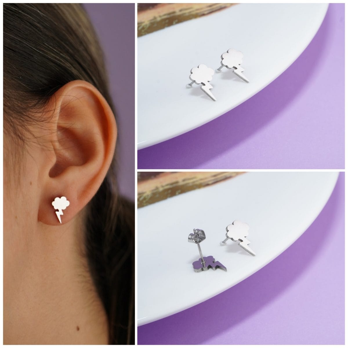 Topitos Tormenta Plateados Ref: L1792