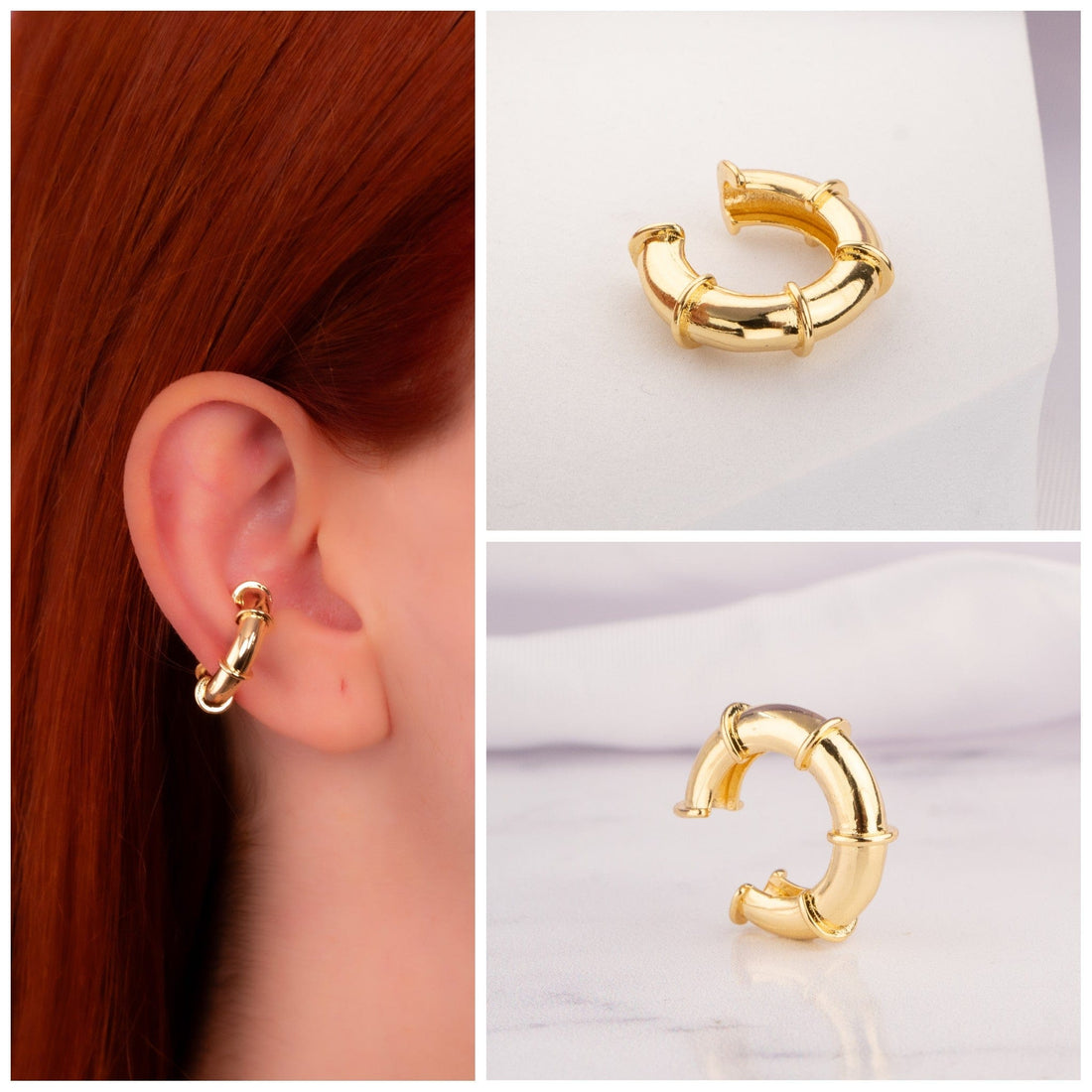 Ear Cuff Alessia Dorado Ref: E704