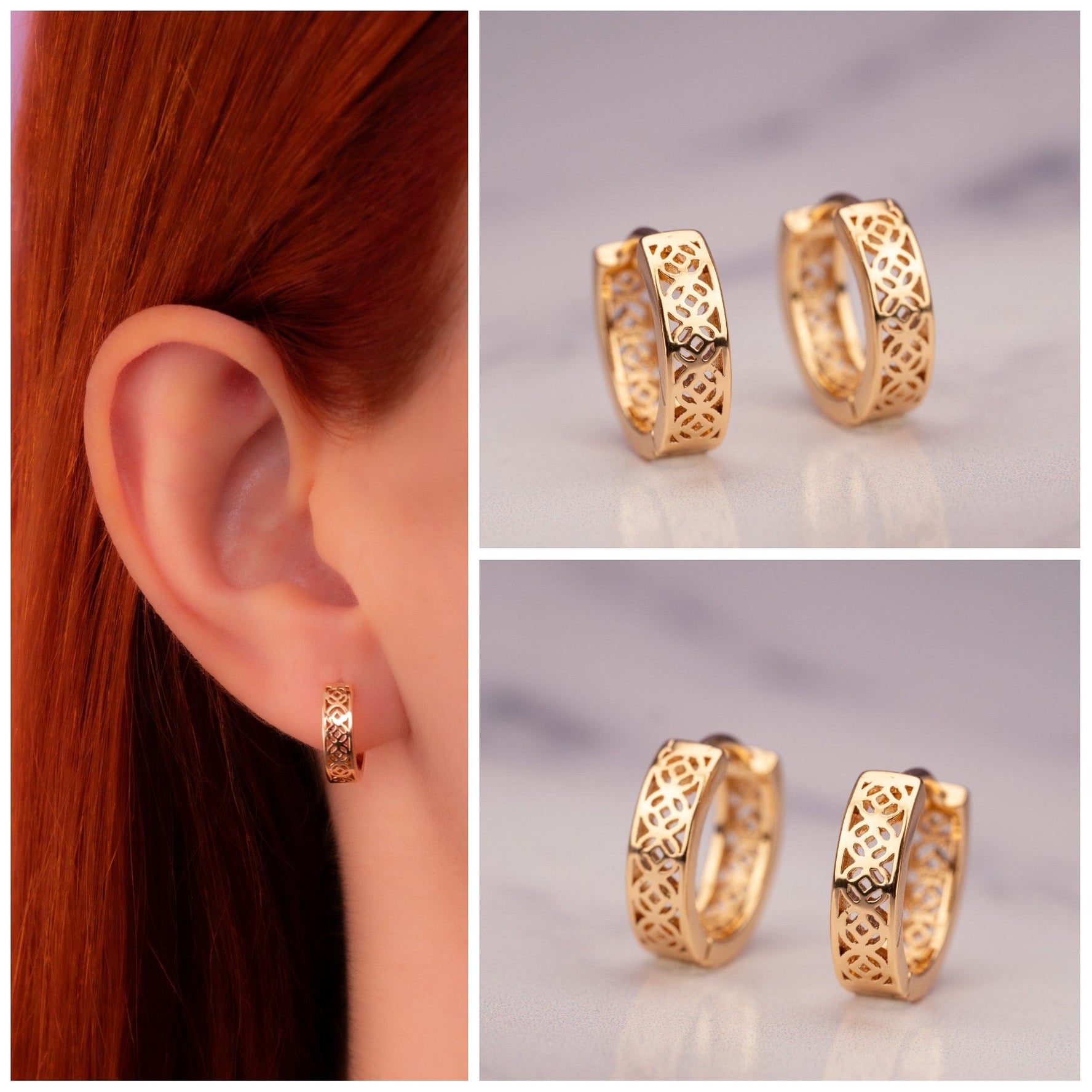 Candongas Julieta Doradas Ref: B664