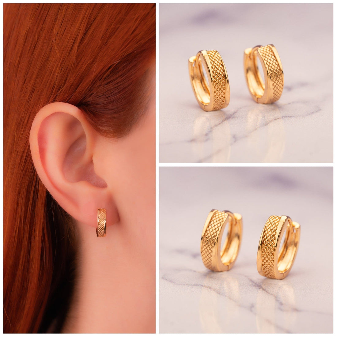 Candongas Romina Doradas Ref: B506