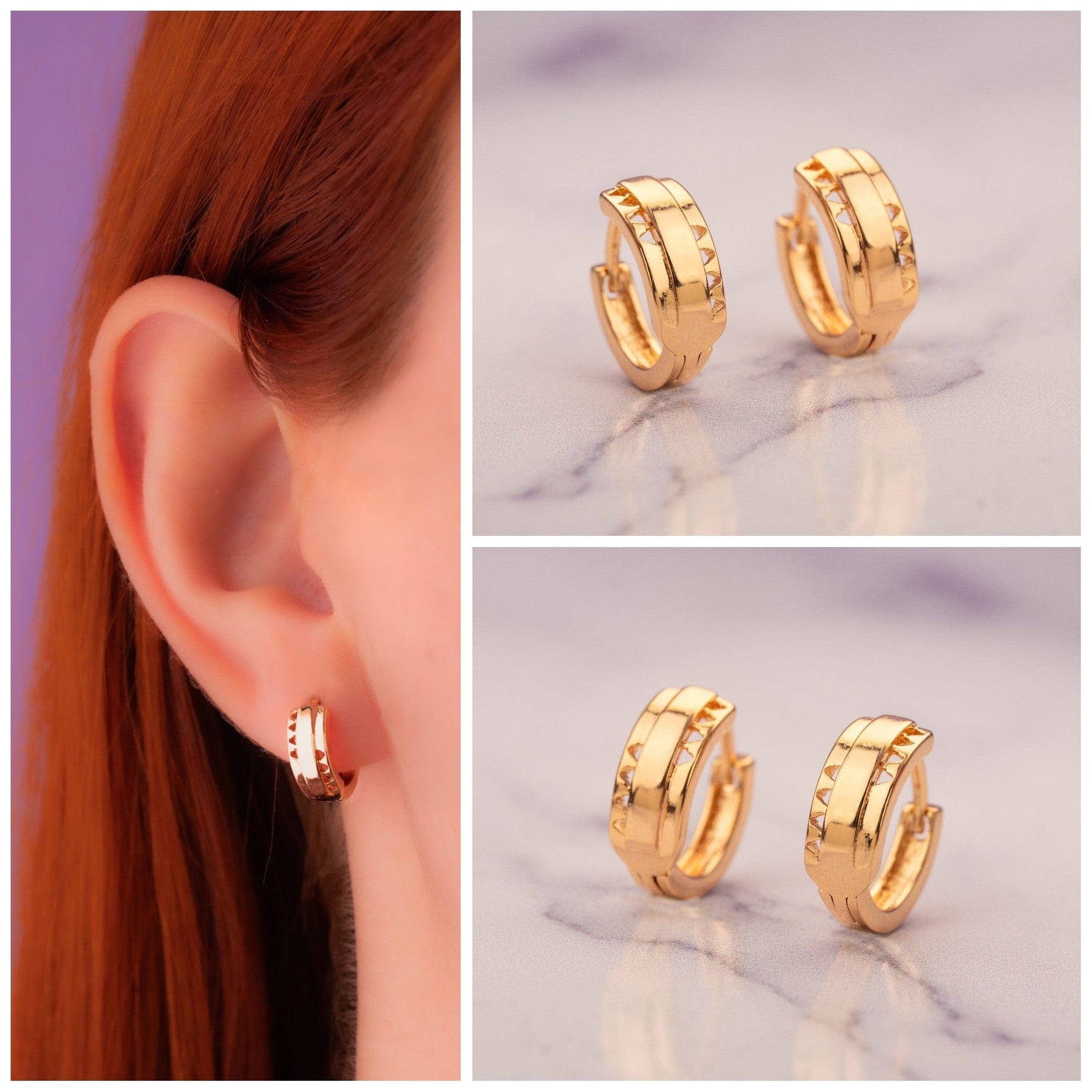 Candongas Julia Doradas Ref: B483