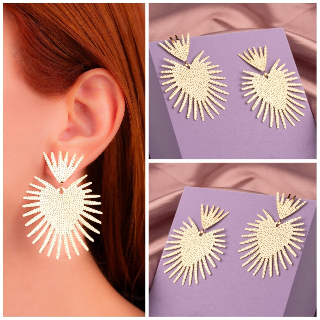 Aretes Corazón Luminoso Ref: B2761