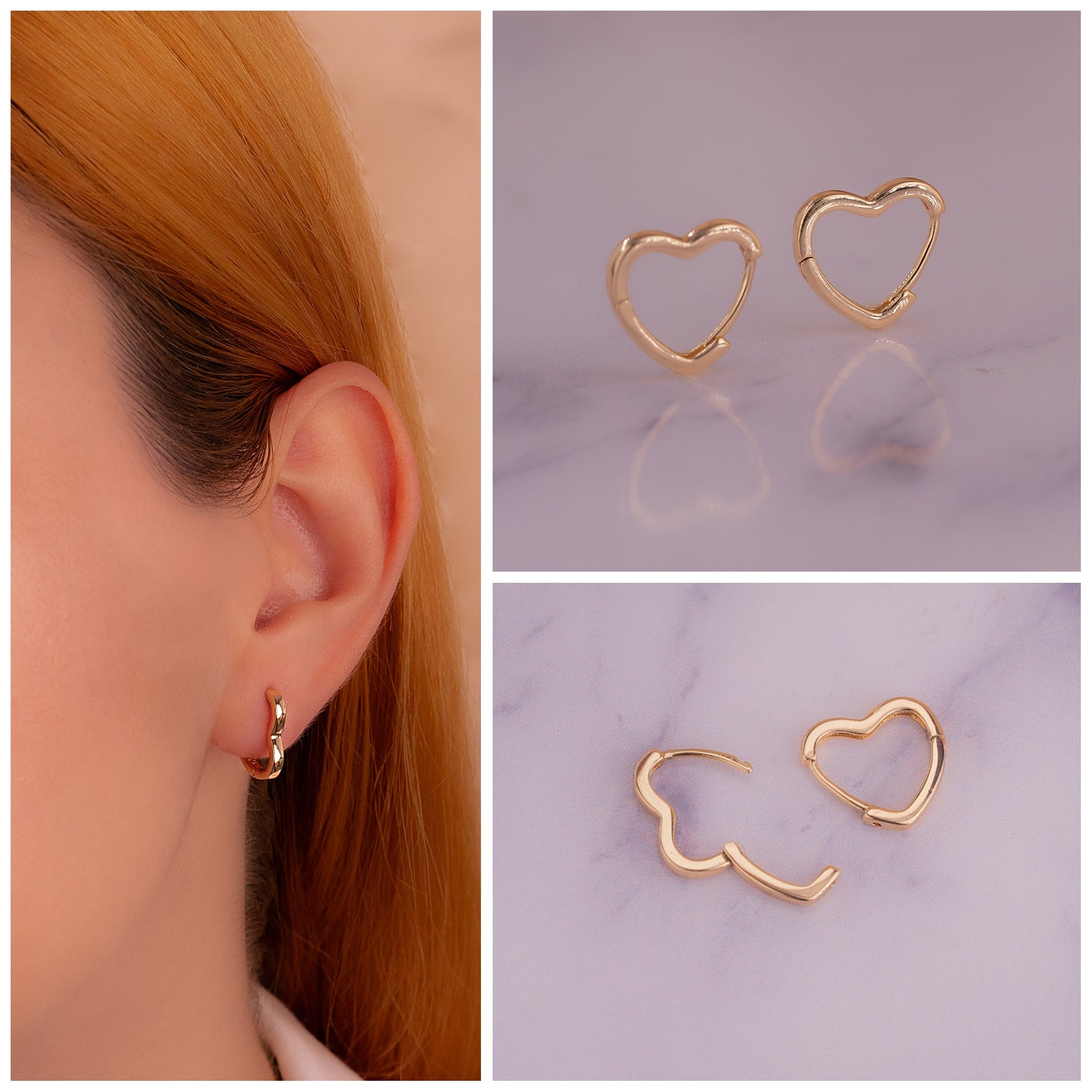 Candongas Corazones Pequeñas Ref:B148