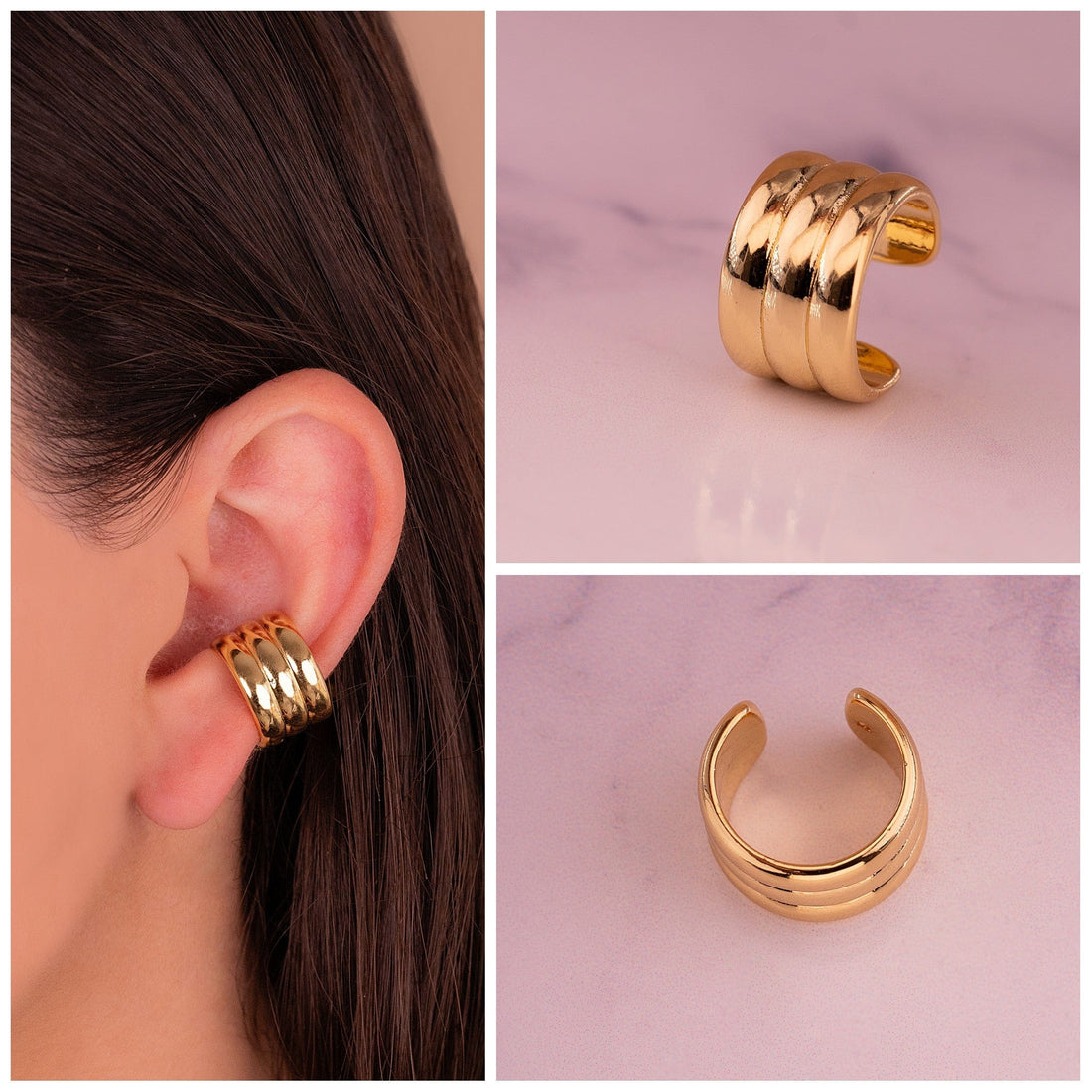Ear Cuff Eira Dorado Ref: E114