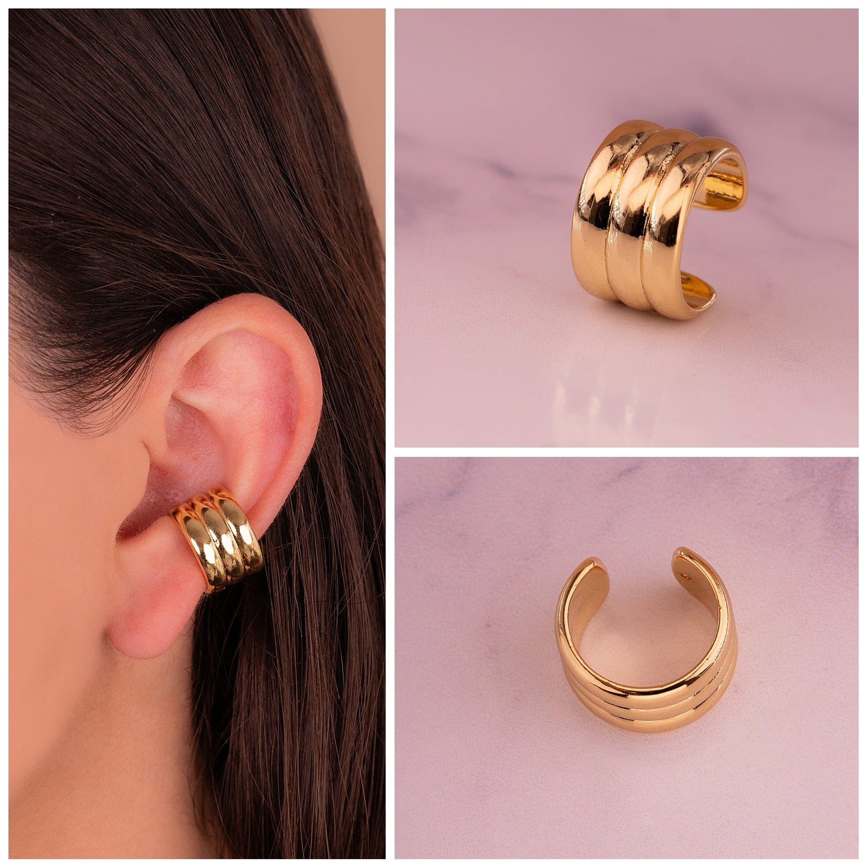 Ear Cuff Eira Dorado Ref: E114