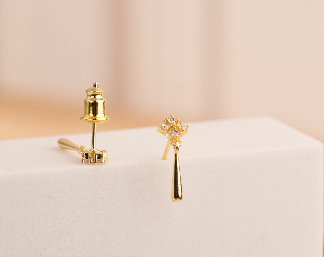 Aretes Leonor Dorados Ref: B1323