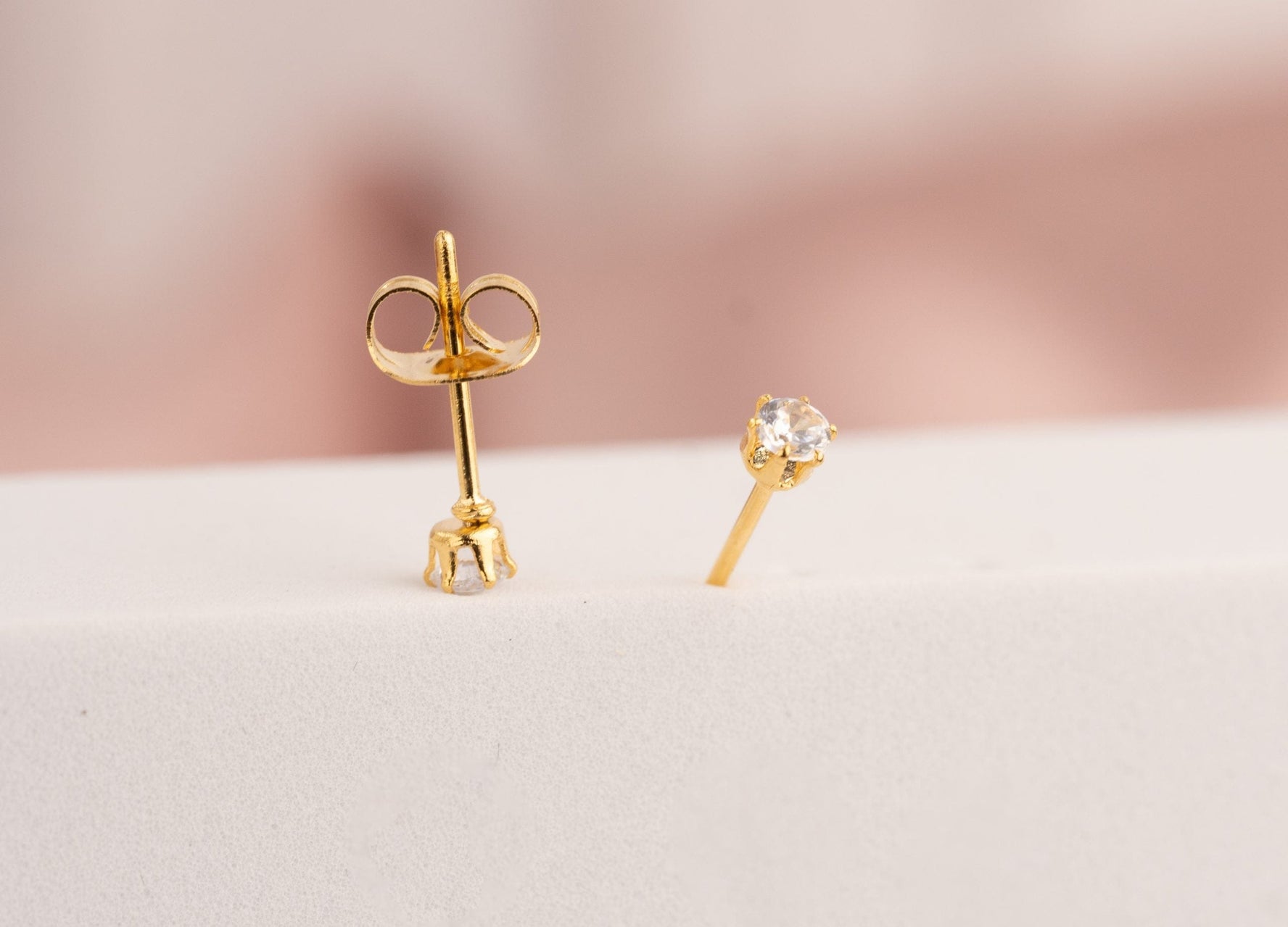 Topitos Circones Redondos Dorados Ref: L375