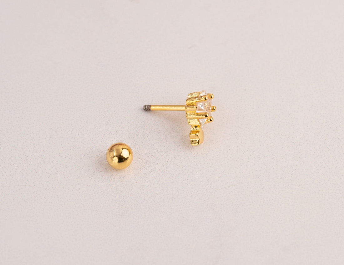 Piercing Tres Estrellas Dorado Ref: H648