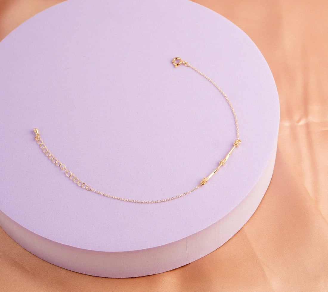 Pulsera Ramita Circones Dorada Ref: I808