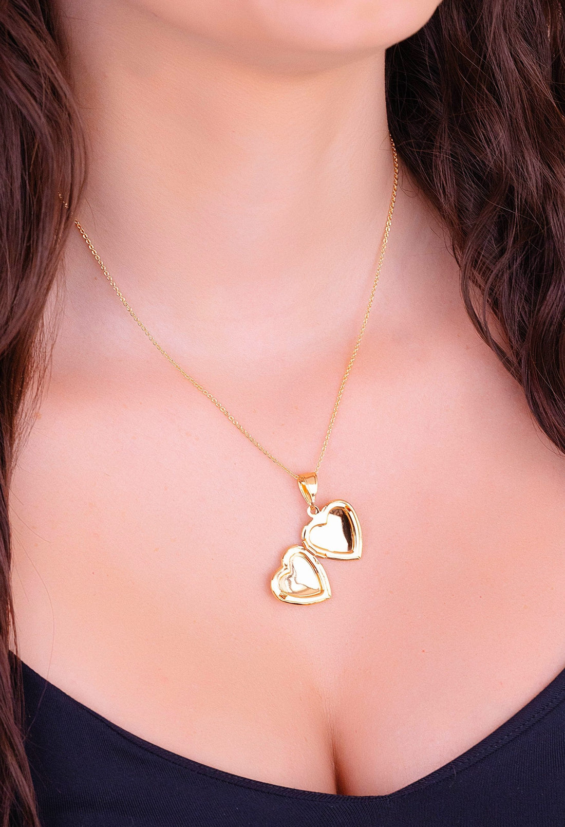 Relicario Corazón Dorado Ref: C186