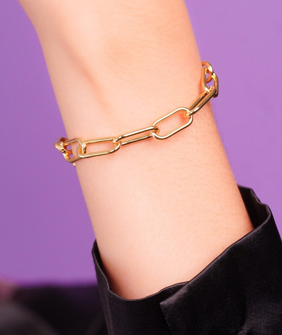 Pulsera Eslabones Dorada Ref: I030