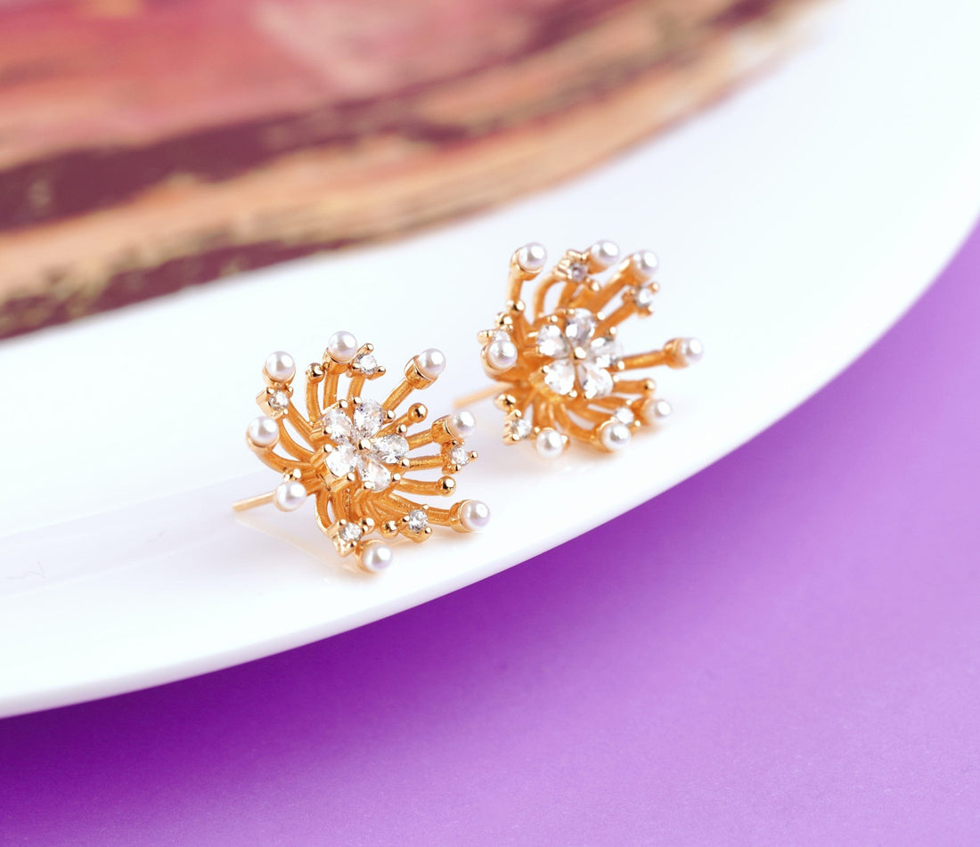 Aretes Alba Dorados Ref: B463